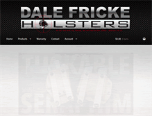 Tablet Screenshot of dalefrickeholsters.com